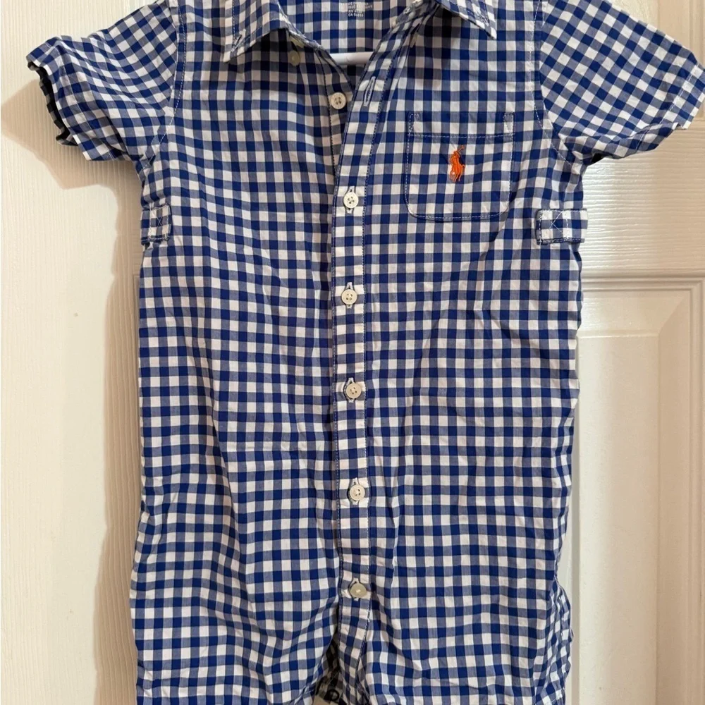 Ralph Lauren Gingham Romper